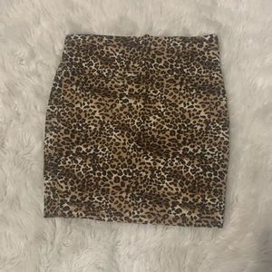 BRAND NEW Leopard Skirt!!